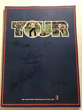1982 PGA Tour Guide NICKLAUS Arnold PALMER Tom WATSON Hubert GREEN Autograph TPA