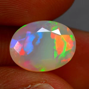 PIEDRA PRECIOSA ÓPALO WELO SÓLIDO SIN CALEFACCIÓN PATRÓN FLASH CINTA 3D DESLUMBRANTE 3,73 quilates - Imagen 1 de 1