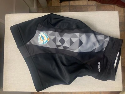 Primal Cycling Shorts Womens Size S Miami Dolphins Cancer Cycling Challenge 2018 - Image 1 of 4