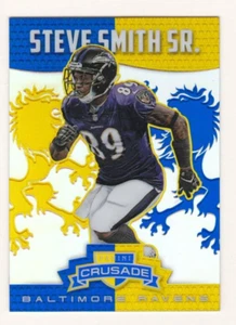 2014 PANINI ROOKIE AND STARS Crociata Blu STEVE SMITH JR. (Corvi)  - Foto 1 di 1