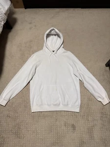 H&M White Hoodie Men’s Size S Used - Picture 1 of 4