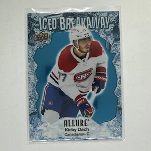 2023-24 UD Allure KIRBY DACH Iced Breakaway Montreal Canadiens #IB-10 - Picture 1 of 2