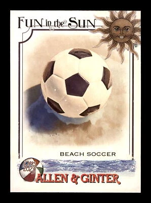 2023 Topps Allen & Ginter Fun in the Sun #FITS-8 Beach Soccer - Image 1 of 2
