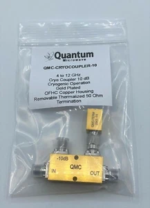 Cryogenic Directional Coupler 10 dB with SMA Female Connectors - Picture 1 of 3