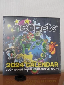 2024 SDCC Neopets Calendar Sealed Countdown To 25th Anniversary! - Picture 1 of 2