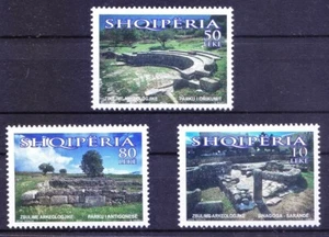 Albania 2008 MNH 3v, Archeological sites, Ruins of synagogue, Antigoneia - Picture 1 of 1
