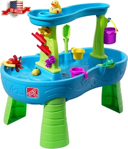 Rain Showers Splash Pond Toddler Water Table Outdoor Sensory Play, Ages 1.5+ New - Picture 1 of 12