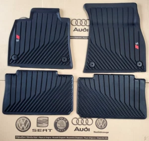 original Audi e-tron S Fußmatten Gummimatten Q8 etron rubber mats ab 8/2020 - Bild 1 von 1