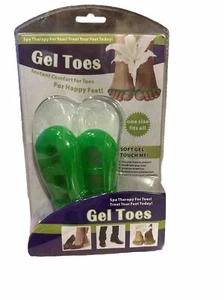 2PCS Toe Separators Straightener Gel Toes Corrector Spacer Pain Relief New - Picture 1 of 4