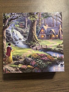 Jigsaw Puzzle Thomas Kinkade Disney 750 Piece Snow White Discovers Cottage - Picture 1 of 3