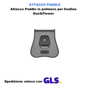 Attacco Paddle per fondina per cintura in Polimero Polizia Militare Tactical - Foto 1 di 1