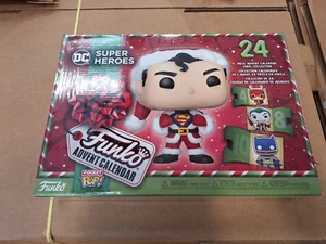 Funko Pop! Advent Calendar - DC Super Heroes 24 Pocket Vinyl Figures NEW - Picture 1 of 4