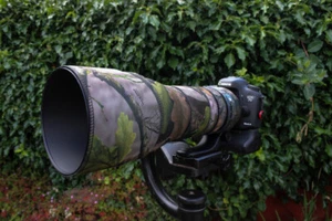 Tamron 150 600mm Di VC G2 Neoprene lens protection camouflage cover Forest Camo - Picture 1 of 2