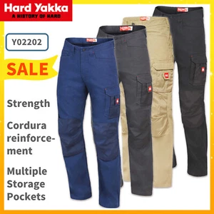 Hard Yakka Work Pants Cargo Heavy duty Tradie Utility Legends Y02202 NEW - Picture 1 of 10