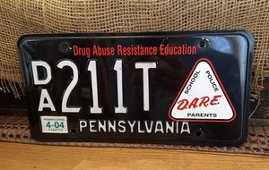 Pa DARE license Plate - Picture 1 of 3