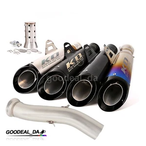 800NK For CF-Moto NK800 2023-2025 Exhaust Escape Mid Pipe 51mm Muffler DB Killer - Picture 1 of 14