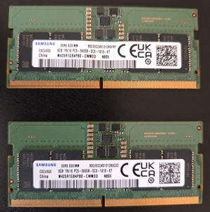 Samsung 16GB (2x8GB) DDR5-5600 MHz SO-DIMM RAM Memory M425R1GB4PB0-CWMOD Laptop - Picture 1 of 1