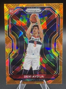 2020-21 Prizm DENI AVDIJA #290 Orange Ice Prizm Rookie RC Washington Wizards SP - Bild 1 von 2