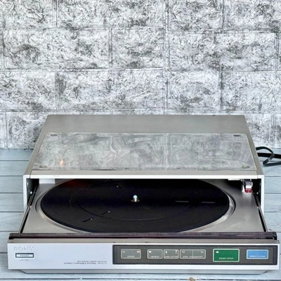 Sony PS-FL77 Direct Drive Linear Turntable Front Loading Operation Confirmed - Image 1 of 4