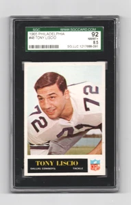 1965 PHILADELPHIA FB # 48 TONY LISCIO,COWBOYS-SGC 92(8.5)+++ LOW POP BEAUTY! - Bild 1 von 1