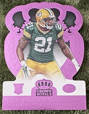 HA HA CLINTON-DIX 2014 CROWN ROYALE PINK DIE CUT RARE SP SSP RC #’d /10 - Image 1 of 2