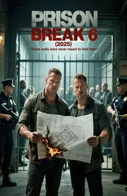 Póster calcomanía vinilo pared PRISON BREAK 6 LIENZO impresión adhesivo extraíble Foto 1 de 4