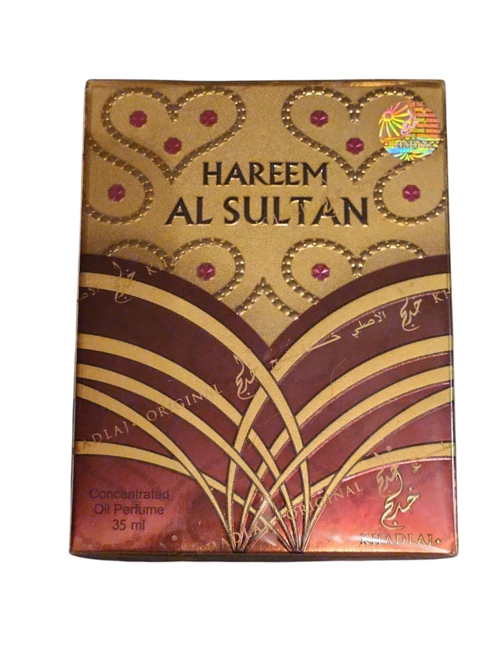 Perfume aceite concentrado dorado Khadlaj Hareem Al Sultan 35 ml spray para mujeres Foto 1 de 1