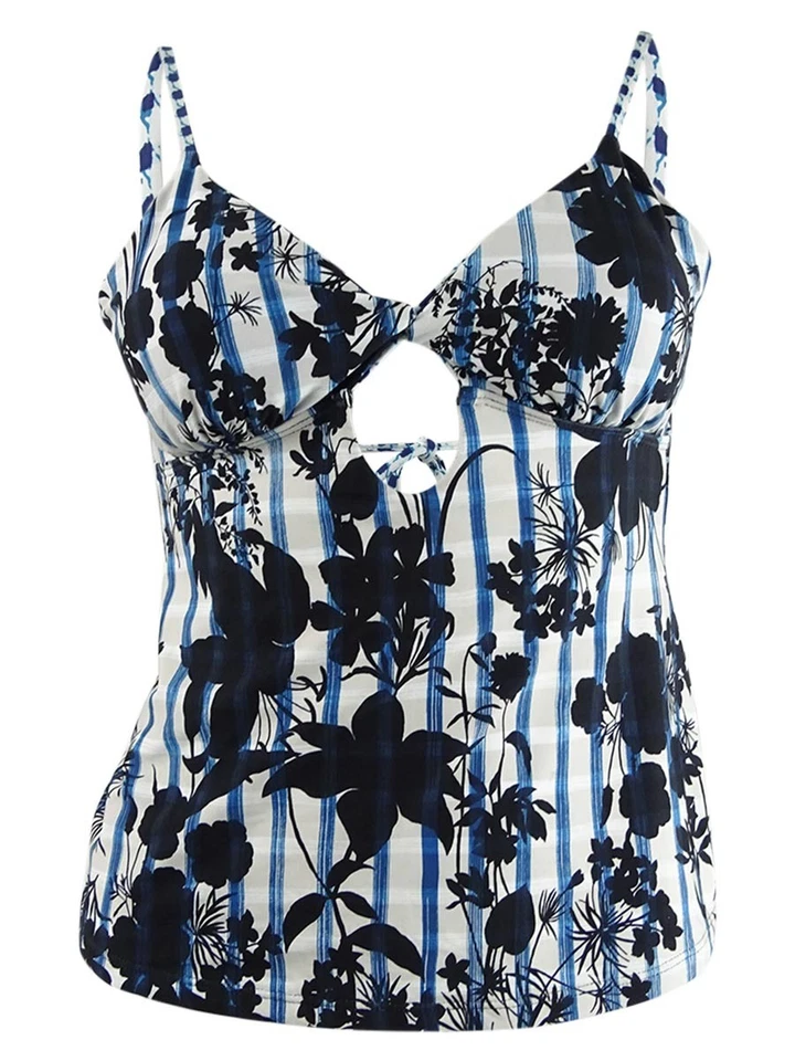 Lucky Brand Women's Keyhole Tankini Swim Top Separates Swimsuit - Image 1 of 2