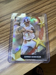 2025 Topps Series 1 - Stars of MLB Gunnar Henderson #SMLB-12 Baltimore Orioles L - Picture 1 of 4
