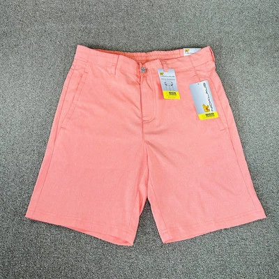 Pantalones Cortos de Golf Jack Nicklaus Rosa Concha Talla 30 Elastizados Ajuste Flexible Activo Playa Diversión Foto 1 de 4