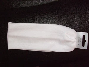 New White 2.75 inch Wide Head Band - Picture 1 of 1