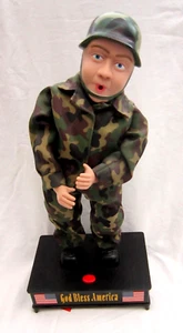 15" Army Marines Animated Dancing Singing God Bless America Soldier Collectible - Picture 1 of 4