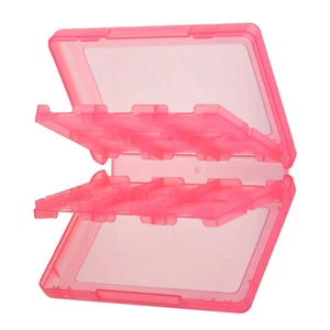 Pink Game Card Case Holder Cartridge Box For Nintendo DS 3DS XL LL DSi MT - Picture 1 of 3