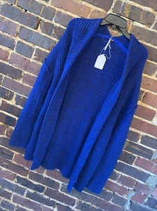 Cárdigan para mujer Free People de gran tamaño talla S azul - Imagen 1 de 6