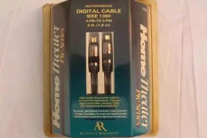 Acoustic Research AR HT501 6' High Performance IEEE1394 4-Pin to 4-Pin Cable NOS - Picture 1 of 3