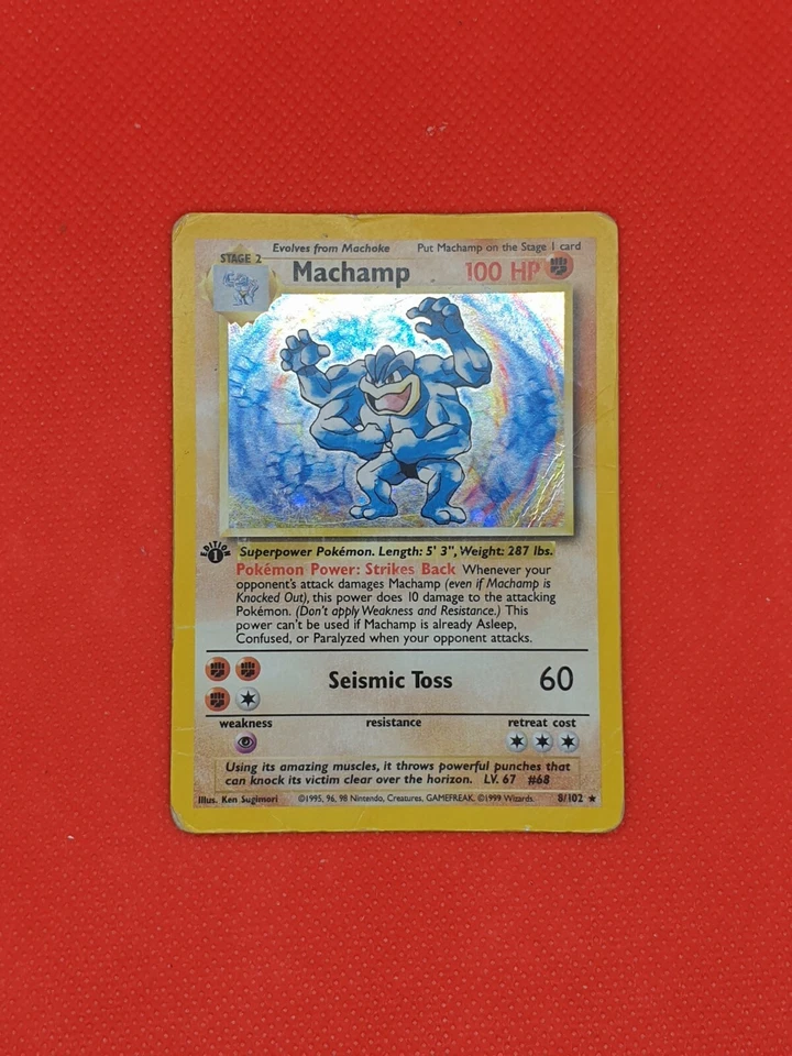 Machamp 8/102 COSMOS Foil 1st Edition from Base Set 2 2-Player Starter Set - Image 1 of 4