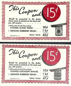 Kyanize Marken Gutschein Werbung Bodenoptik Emaille - Bild 1 von 5