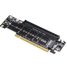 PCIE 4.0 x16 do x8 + x4 + x4 rozdzielacz adapter karta płyta główna rozszerzenie riser karta