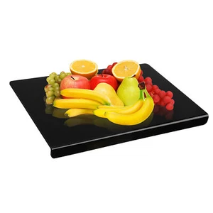 Black Acrylic Kitchen Cutting Board Non Slip Chopping Board Countertop Friendly - Picture 1 of 9