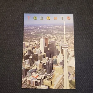 RARE VINTAGE POSTCARD TORONTO FINANCIAL DISTRICT IN THE GEART OF THE CITY - Picture 1 of 3
