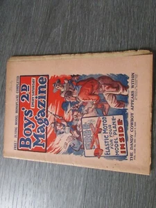 Boys Magazine 05/08/33 inc Thrill Supplement Published by Allied 1933 - Imagen 1 de 9