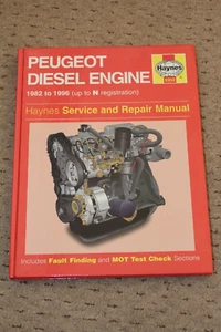 Haynes Service and Repair Manual 0950 - Peugeot Diesel Engine, 1982 to 1996 - Picture 1 of 3