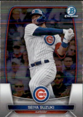2023 BOWMAN CHROME CHICAGO CUBS - SEIYA SUZUKI #16 - Image 1 of 2