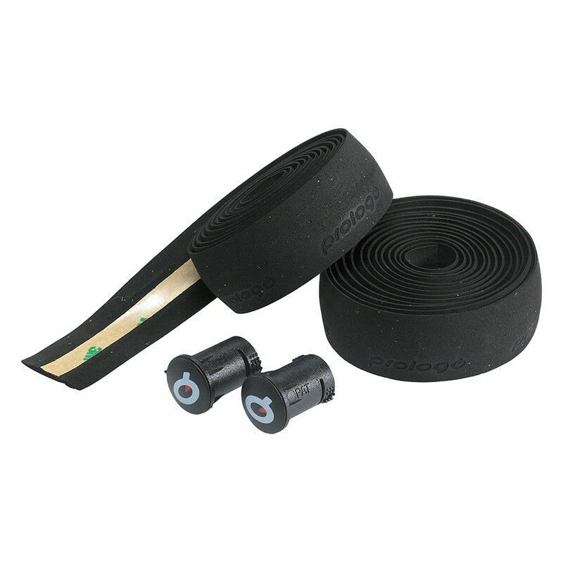 Prologo Plaintouch Drop Bar Cork Tape/Plugs Road Cross Touring Racing Black 1 Pr - Image 1 of 1