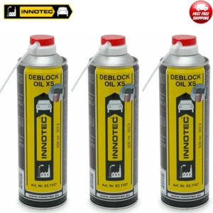 3 x INNOTEC® De-Block Oil XS - Penetrating DEBLOCK - Rust Dissolver - 500ml - Picture 1 of 3