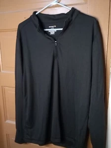 Carhartt Activewear Shirt Mens XL Black Force Extremes Quarter Zip Fast Dry - Picture 1 of 5