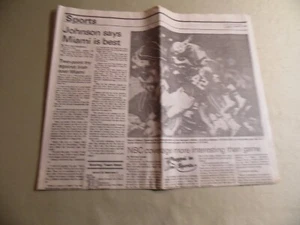 The Lincoln Journal Star Sports Section / 3. Januar 1989 / Kostenloser Versand innerhalb der USA - Bild 1 von 2