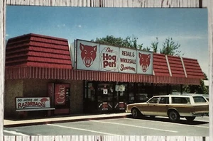 Hogman's Hog Pen Razorback Gameday Gift Shop Little Rock AR- Arkansas Postcard - Bild 1 von 2