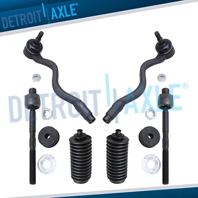 6pc Inner Outer Tie Rods + Steering Boot Set for BMW 318i 318ti 323i 325is Z3 - Image 1 of 4
