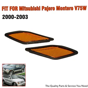 Front Fender Reflector Lights lamps for Mitsubishi Pajero Montero V75W 2000-2003 - Bild 1 von 8